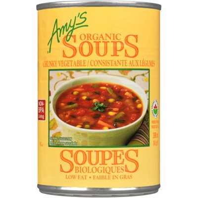 Amy's Kitchen Soupes Bio ~ Consistante Aux Légumes 398ml