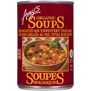 Amy's Kitchen Soupes Bio ~ Légumes Grillés Au Feu Style Sud-Ouest 398ml