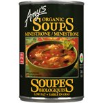 Amy's Kitchen Soupe Biologiques ~ Teneur Reduite En Sodium &   Minestrone 398ml