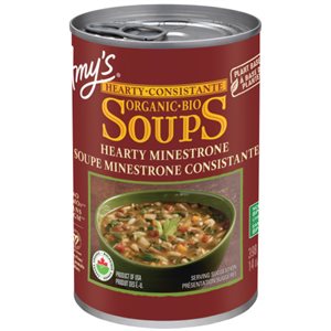 Amy's Kitchen soupes minestrone consistante bio 398ml