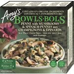 Amy's Kitchen Bols  pennes aux champignons & épinards  269g