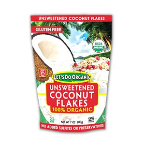 Let's Do Organic Unsweetened Coconut Flakes 200g 200g