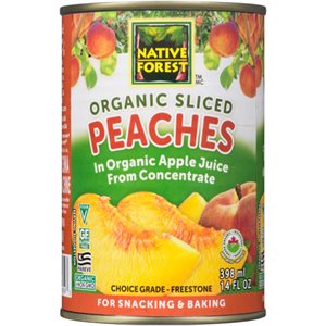 Native Forest Organic Sliced Peaches 398 ml 398 ml