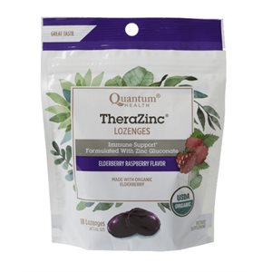 Quantum Organic TheraZinc Elderberry Lozeng 18 ct