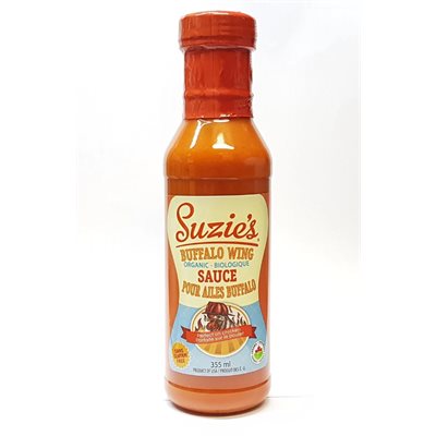 Suzie'S Organic Buffalo Wing Sauce 355Ml