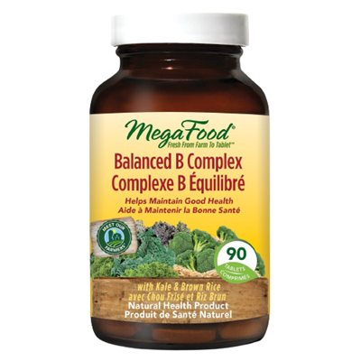 Megafood Complexe B équilibrant 90 Capsules