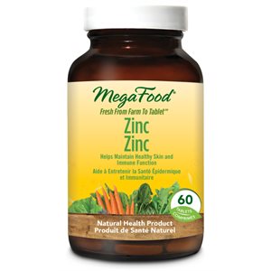 Megafood Zinc 60 Comprimés