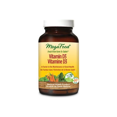 Megafood Vitamine D3 1000 Ui Dailyfoods 72 Comp