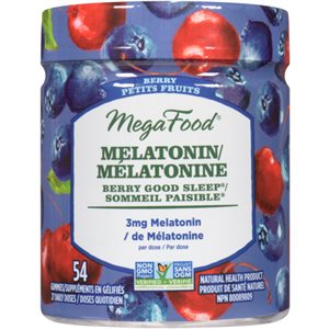 Megafood Melatonin Berry Good Sleep 70 Gummies 70 gummies