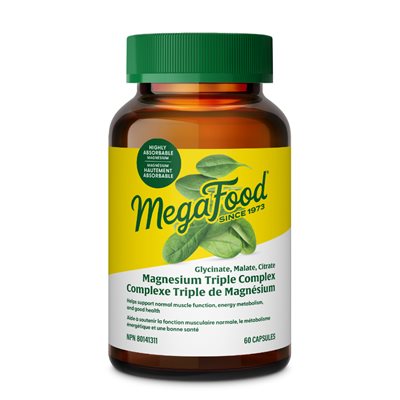 Megafood Complexe Triple De Magnésium 60un
