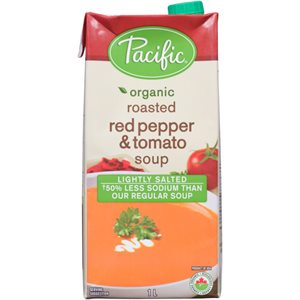 Pacific Foods Organic Red Pepper Tomato Soup (Low Sodium) 1L