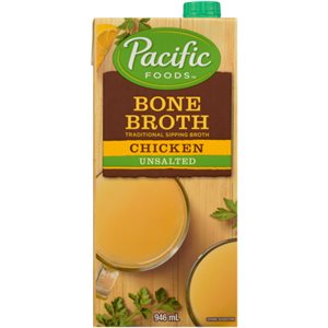 Pacific Foods Unsalted Chicken Bone Broth 946ml