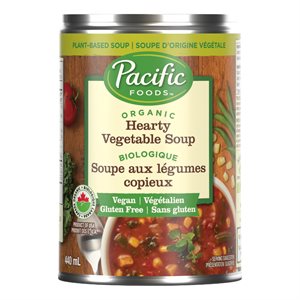 Pacific Organic Hearty Vegetable Soup 440ml