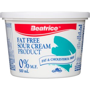 Beatrice Fat Free Sour Cream Product 0 % M.F. 500 ml