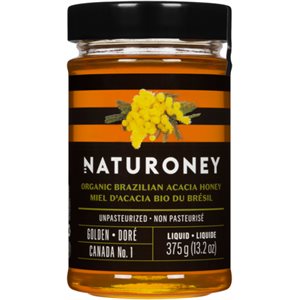 Naturoney Organic Brazilian Acacia Honey 375 g 