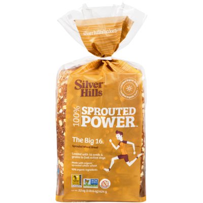 Silver Hills Sprouted Power Sprouted Wheat Bread The Big 16 615 g 615g