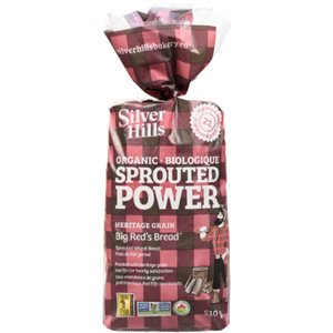 Silver Hills Sprouted Power Sprouted Wheat Bread Heritage Grain Big Red's Bread Organic 510 g 510g