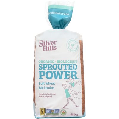 Silver Hills Sprouted Power Sprouted Wheat Bread Soft Wheat Organic 680 g 680g