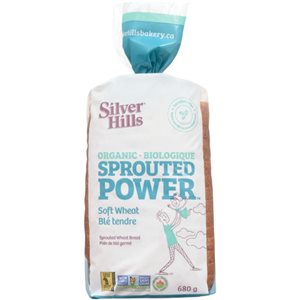 Silver Hills Sprouted Power Sprouted Wheat Bread Soft Wheat Organic 680 g 680g