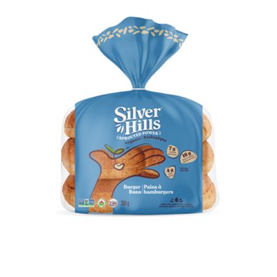 Silver Hills pains à hamburger germé 390g