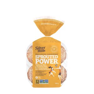 Silver Hills Sprouted Hamburger Buns 390g