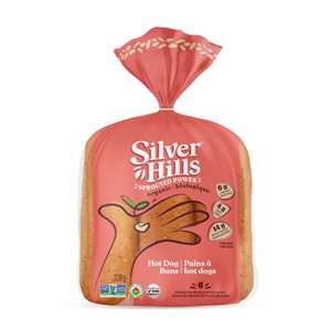 Silver Hills sprouted power organic hot dog buns 390g