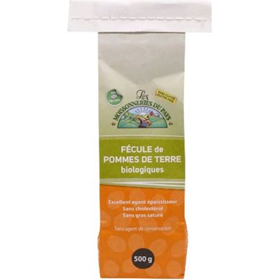 Les Moissonneries Du Pays Fécule De Pomme De Terre Biologique 500G Les Moissonneries Du Pays Fécule De Pomme De Terre Biologique 500G