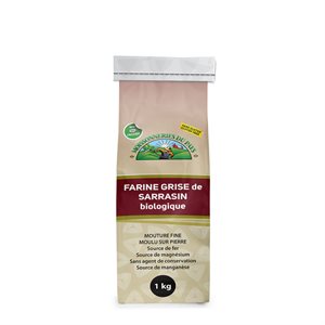 Les Moissonneries Du Pays Farine Grise De Sarrasin Biologique 1Kg