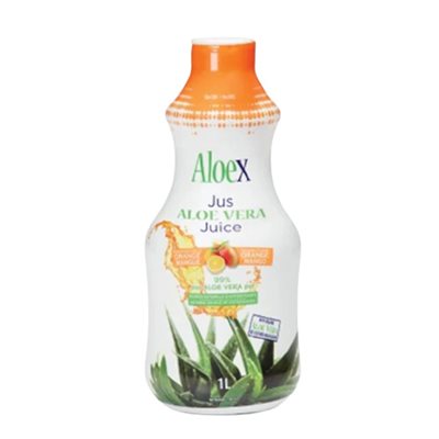 Aloex Aloe Vera Juice Natural Flavor Orange Mango 1L