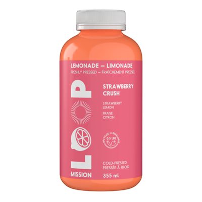 Loop Strawberry Crush Lemonade Cold-Pressed 