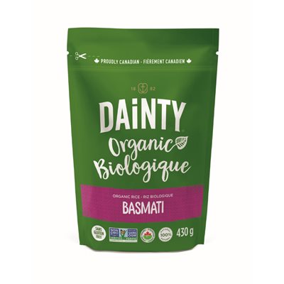 Dainty Organic Basmati Rice 430g 430 g