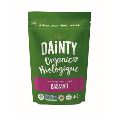 Dainty Riz Basmati Biologique 430g