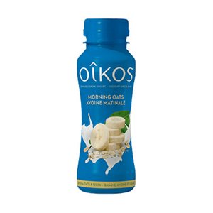 Oikos Mornings Oat Greek Yogourt Drink-Banana,oats&Seeds 190ml