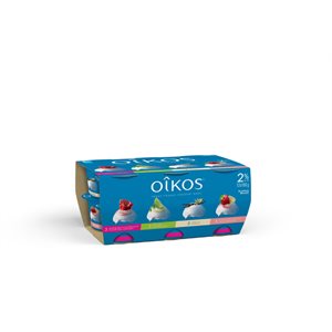 Oikos 2% Vanilla / Key-Lime / Raspberry-Pomegrenade / Strawberry Banana 12X100G