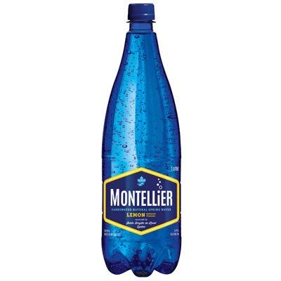 Montellier Carbonated Mineral Water with Natural Lemon Flavor 1L