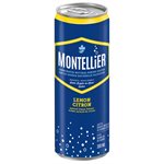 Montellier Eau minérale gazéifiée avec arôme naturel de citron 355ml