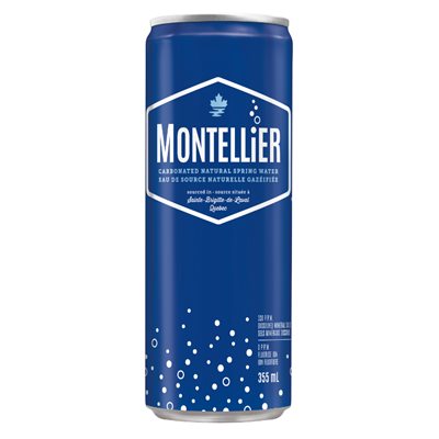 Montellier Eau minérale naturelle gazéifiée 355ml