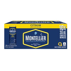 Montellier Carbonated Wate Lemon 10x355ml