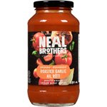 Neal Brothers Sauce pour Pâtes Ail Rôti Biologique 680 ml