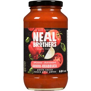 Neal Brothers Sauce pour Pâtes Ahhhh-Rrabbiata Biologique 680 ml