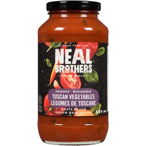 Neal Brothers Sauce pour Pâtes Légumes de Toscane Biologique 680 ml