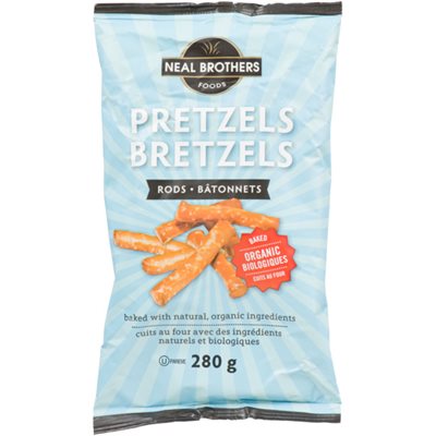 Neal Brothers Foods Baked Organic Pretzels Rods 280 g 