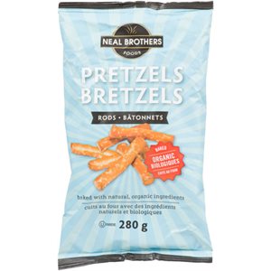 Neal Brothers Foods Bretzels Bâtonnets Cuits au Four Biologiques 280 g