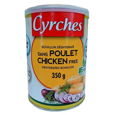 Cyrches Bouillon Déshydraté Sans Poulet 350 g