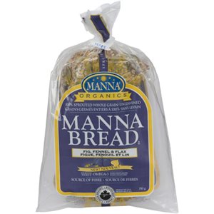 Manna Organics Manna Bread Fig, Fennel & Flax 350 g 