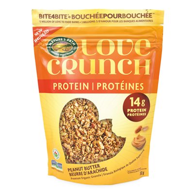 Nature's Path Granola Love Crunch protéines beurre d’arachide biologique 312g Nature's Path Granola Love Crunch protéines beurre d’arachide biologique 312g