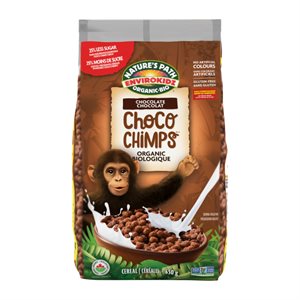 Nature's Path Céréales Eco Pac Envirokidz Choco Chimps Chocolat Biologique 650G