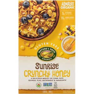 Nature's Path Sunrise Cereal Crunchy Honey Organic 300 g 