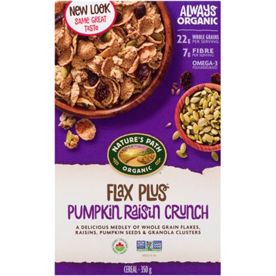 Nature's Path Organic Flax Plus Cereal Pumpkin Raisin Crunch 350 g