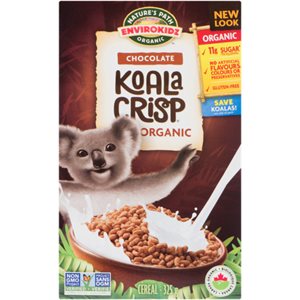 Nature's Path Céréales Koala Crisp Riz Au Chocolat Bio 325g